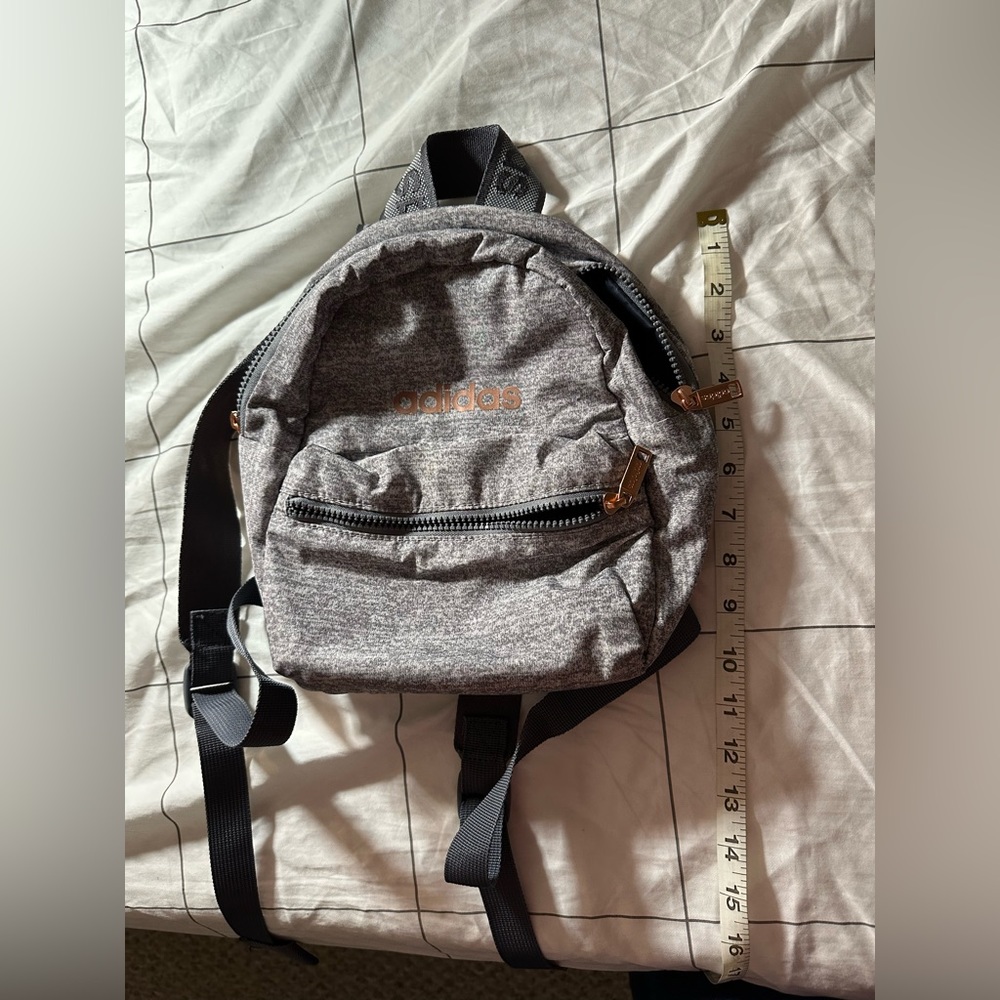 Gray Mini Adidas Backpack, Excellent Condition - image 5